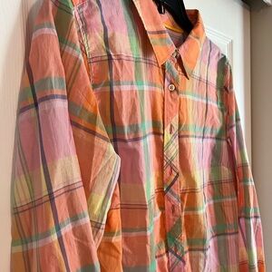 Talbots Multicolor Plaid Shirt